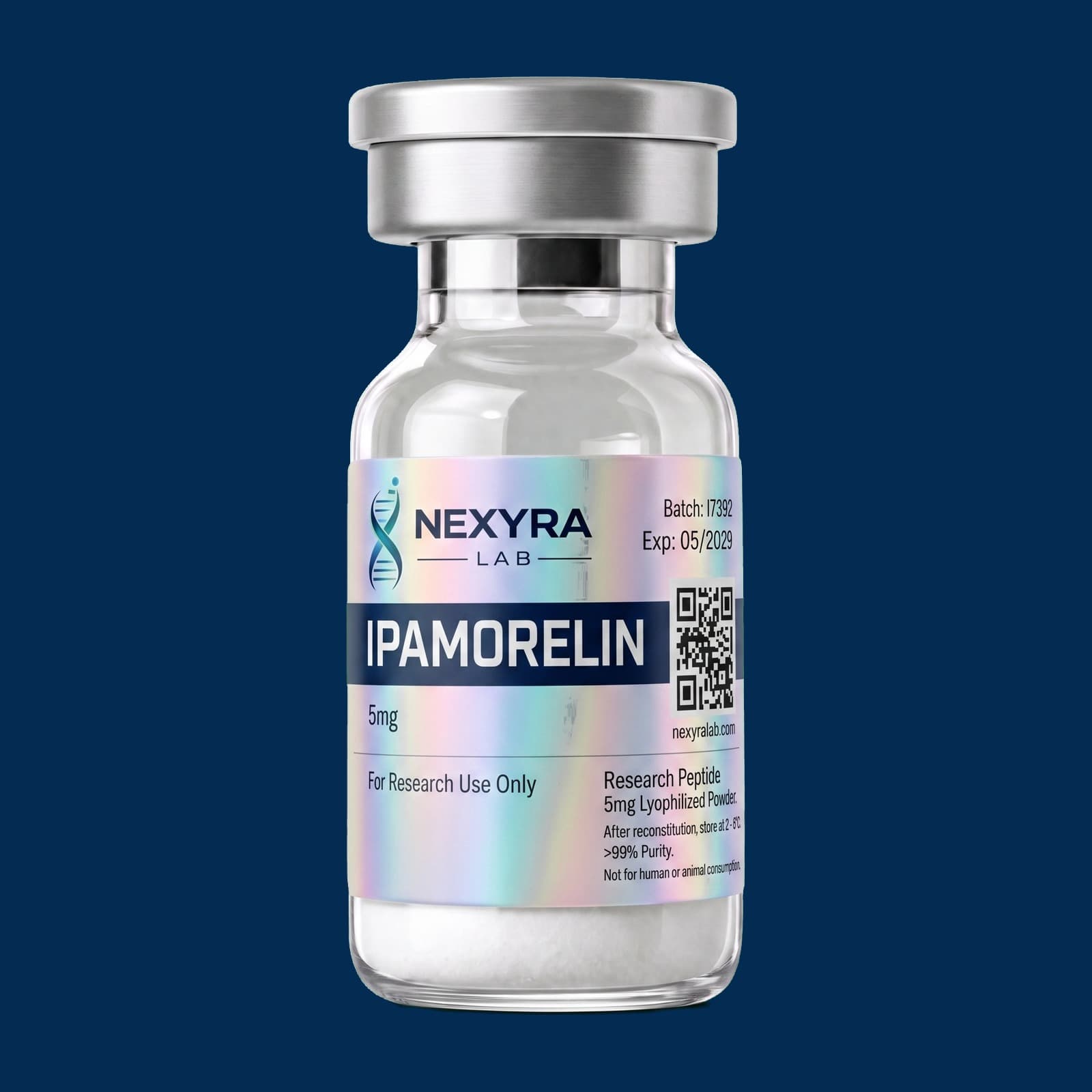 Ipamorelin — Nexyra Lab research vial