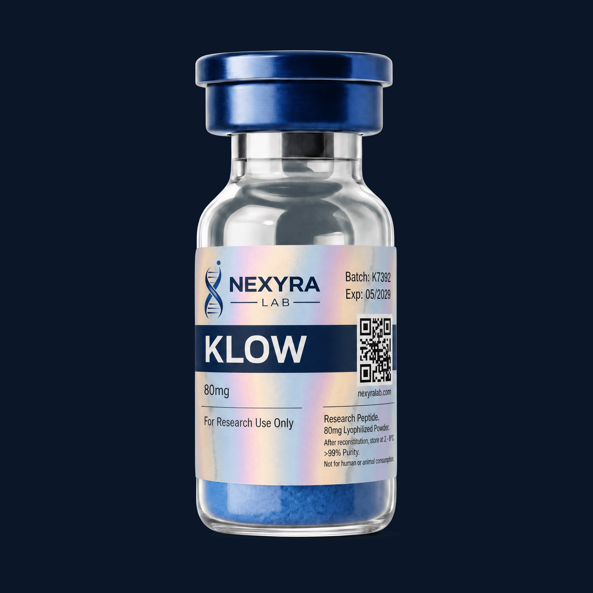 KLOW 80mg — Nexyra Lab research vial