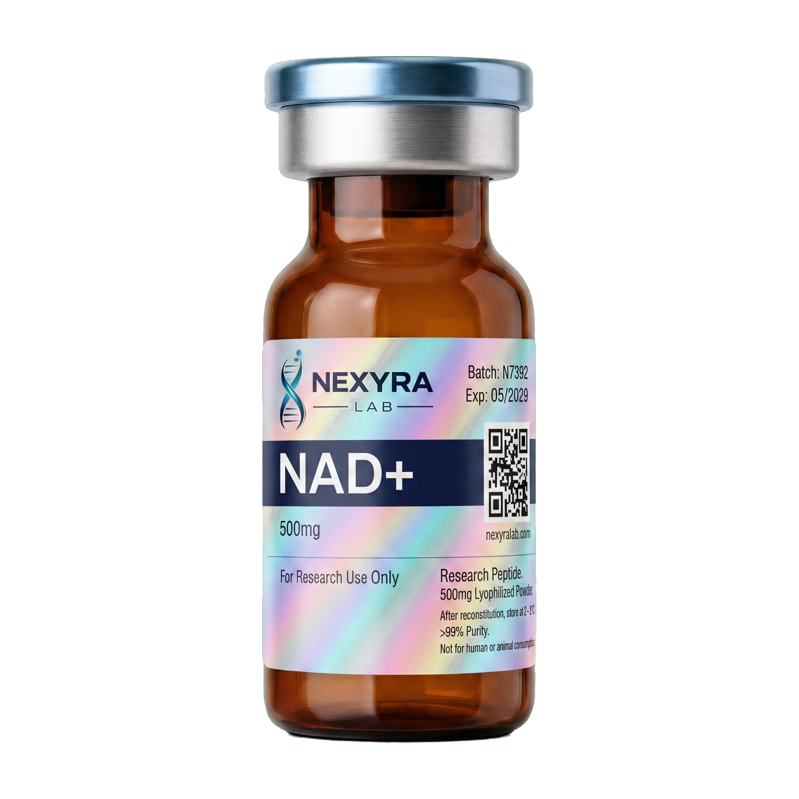 NAD+ research vial